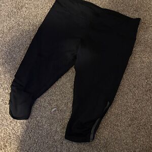 lululemon athletica Black Crop Leggings